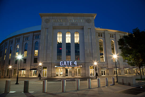 Yankee Stadium in the Bronx New York stock photo