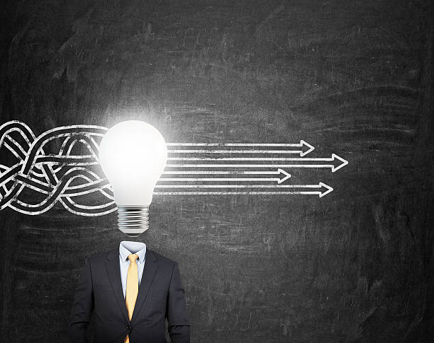 istock businessman with lamp head 535116377