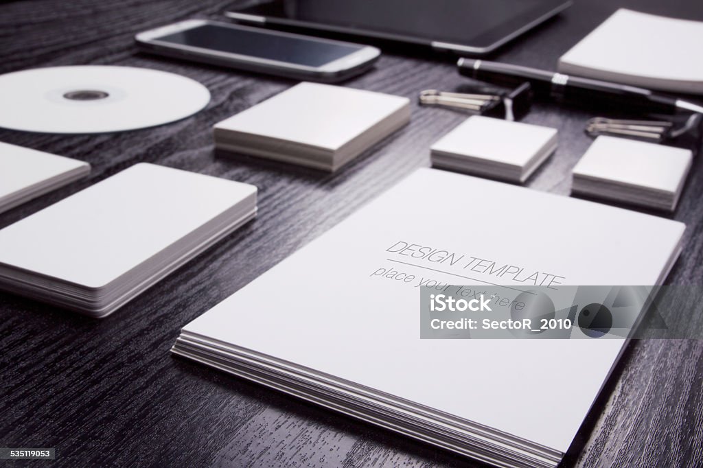 Mockup business template    Mockup business template. High resolution. 3D reander 2015 Stock Photo