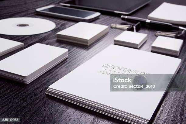 Mockup Business Template Stock Photo - Download Image Now - 2015, Arranging, Artificial