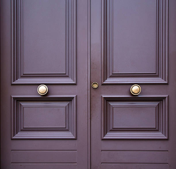 istock post mail abstract brown knocker in a   closed wood door 535167757