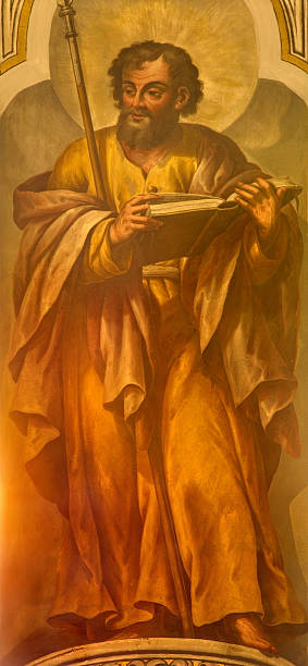 istock Seville - fresco of St. Thomas the apostle 535168095