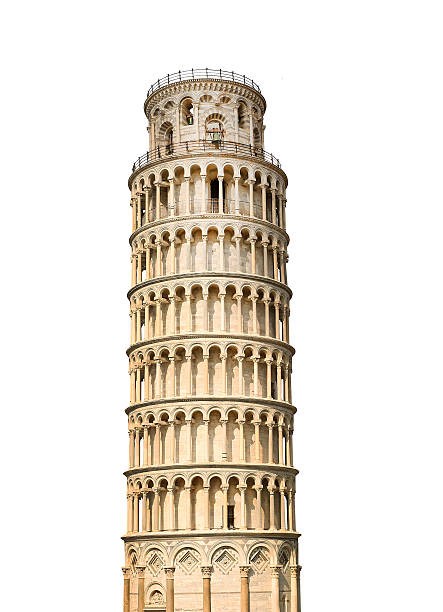 istock Leaning tower of Pisa, Italy. Isolated 535170035