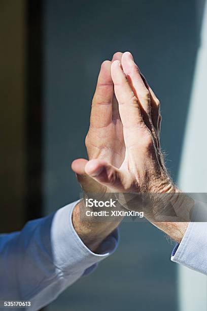 Hand Of Man And Reflection Stock Photo - Download Image Now - Mirror - Object, Contrasts, Glass - Material