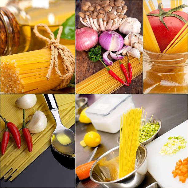 istock healthy Vegetarian vegan food collage 535171765