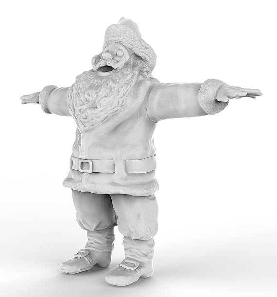 istock Santa Claus isolated on white background 535193619