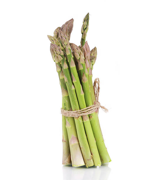 istock Bunch of asparagus tied up. 535194809