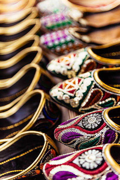 istock Indian Jutti Shoes 535195239