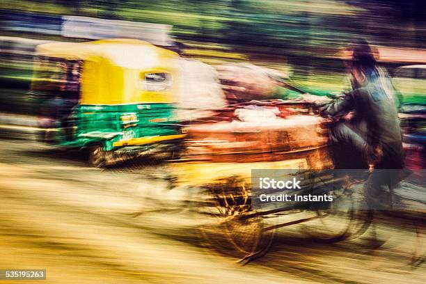 Delhi Traffic Stock Photo - Download Image Now - 2015, Adult, Blurred Motion