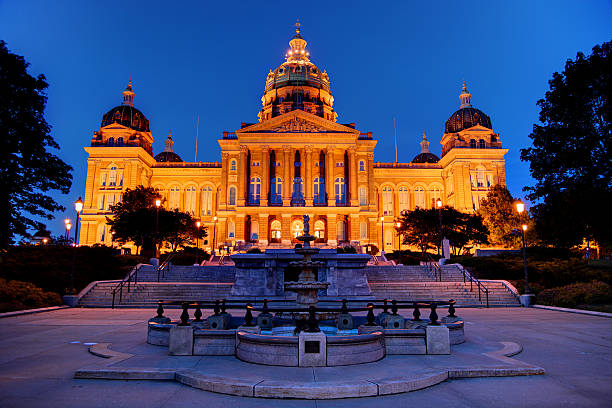 アイオワ州会議事堂のストックフォト