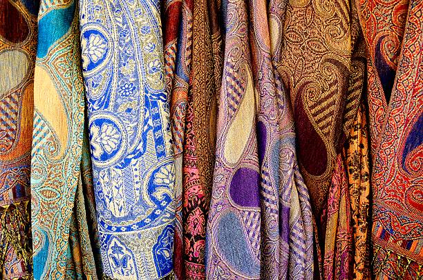 istock Colorful scarves. 535196275