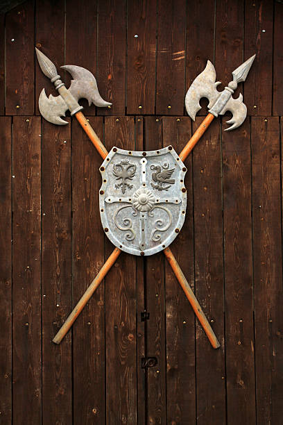 escudo de armas - hunyad castle fotografías e imágenes de stock