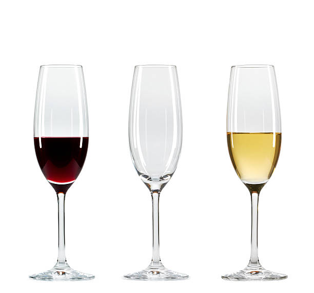 istock Set of three wine glasses with wine 535199329