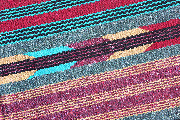 navajo одеяло ковёр ткани - rug shop стоковые фото и изображения