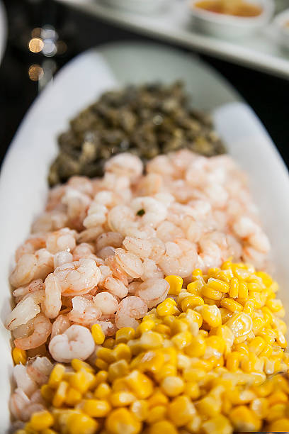 shrimp corn salad bowl