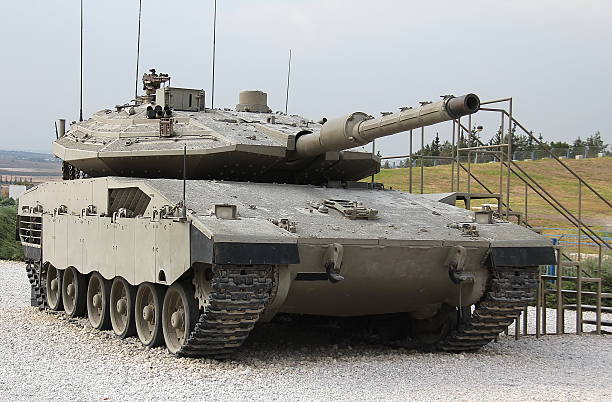 Israeli Merkava Mk IV tank stock photo