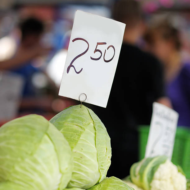 istock Cabbages at the market 535219527