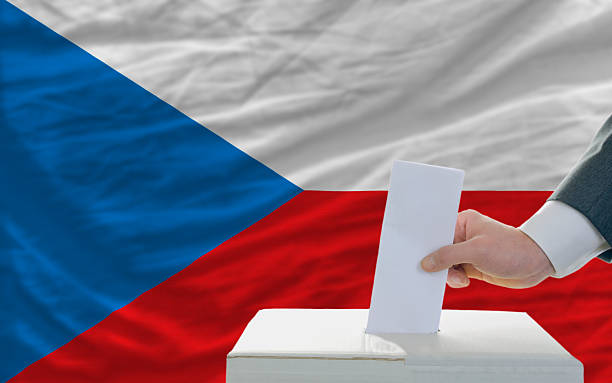 istock elections voting in front of flag of czech 535222905