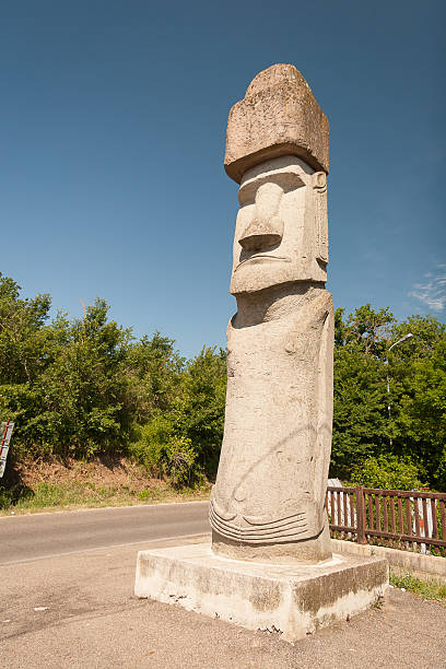 istock Rapa Nui Statue in Viterbo, Italy 535228965
