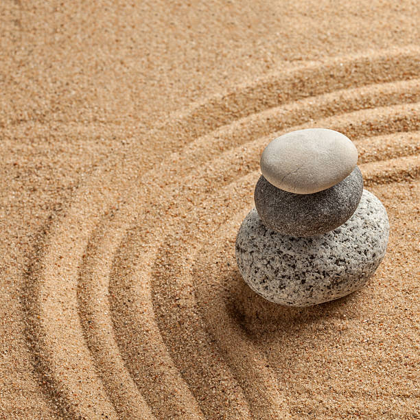 istock Japanese Zen stone garden 535229023