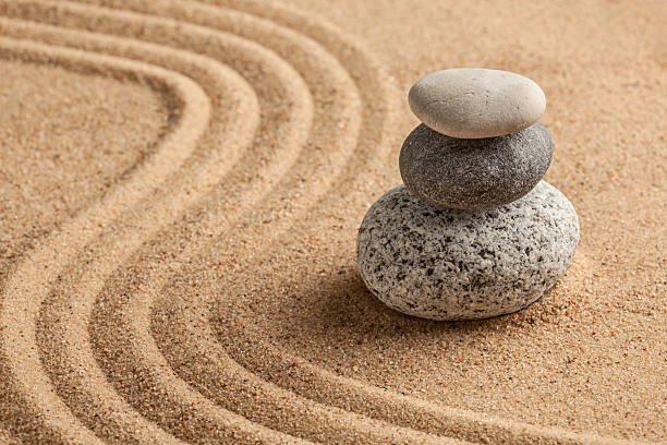 istock Japanese Zen stone garden 535229027