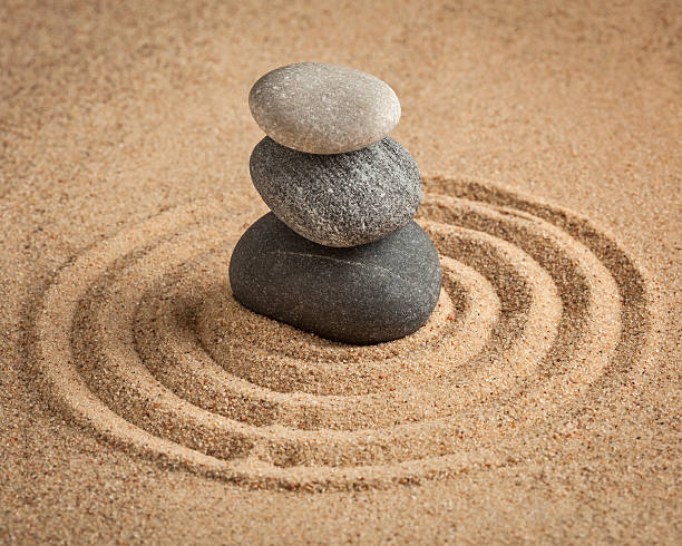 istock Japanese Zen stone garden 535229029