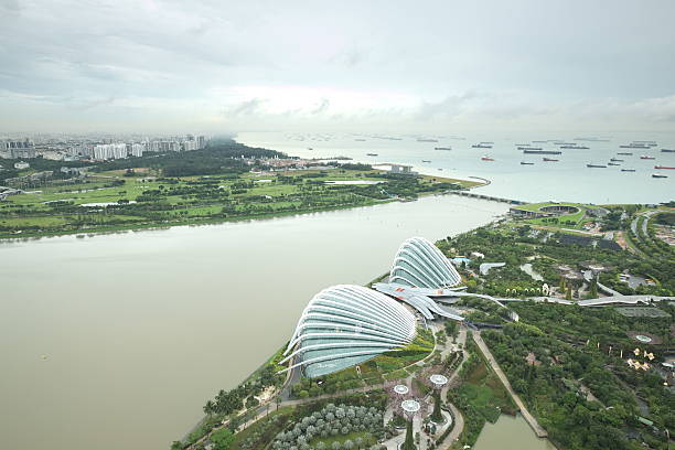 istock Ocean wide angle view in Singapore 535229455