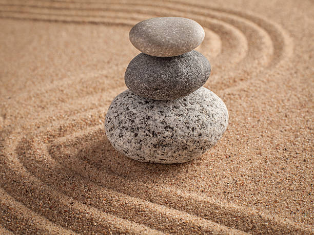 istock Japanese Zen stone garden 535230517