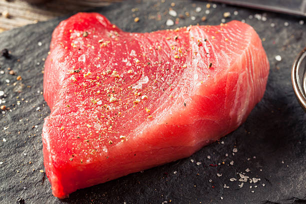 istock Raw Organic Pink Tuna Steak 535232692