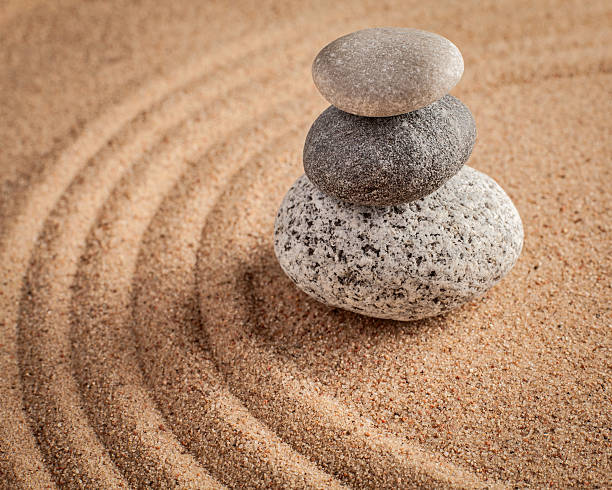 istock Japanese Zen stone garden 535238309