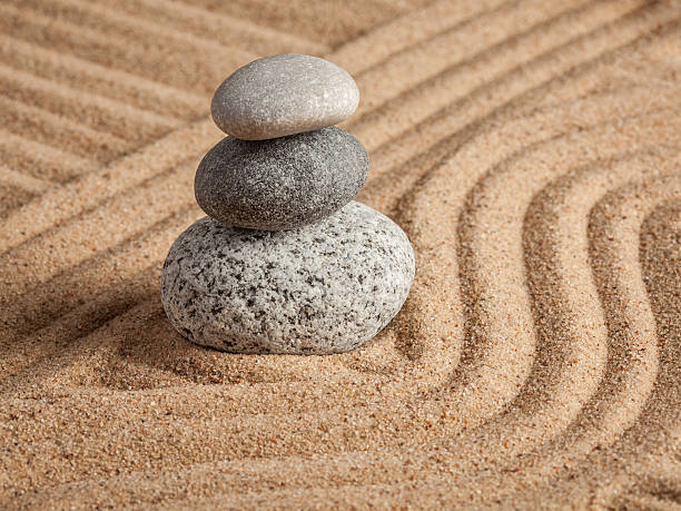 istock Japanese Zen stone garden 535238315