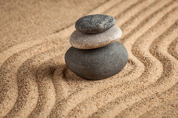 istock Japanese Zen stone garden 535239675