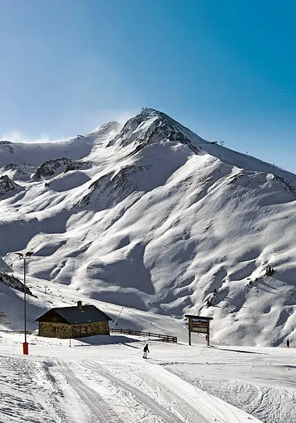 Alp and ski-run in Austria