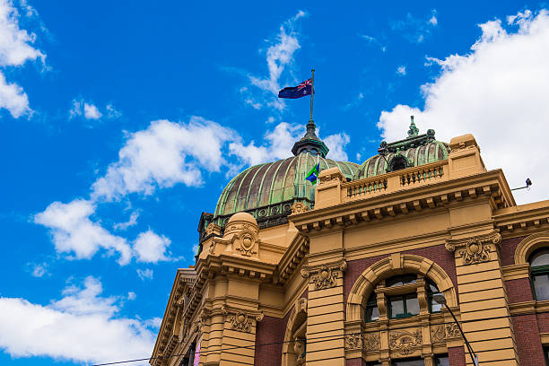 3rd January 2019, Melbourne Australia : Royal Exhibition Building east side and Carlton Gardens view with people in Melbourne Victoria Australia