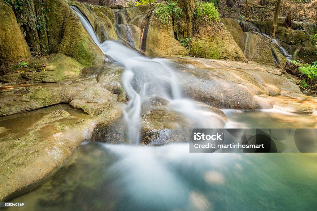 waterfall A flowing waterfall 2015 Stock Photo