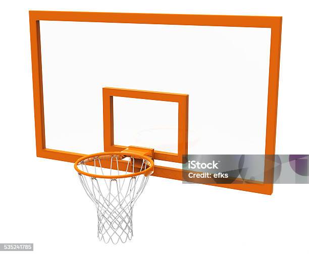 Basketball Hoop Isolated Stock Photo - Download Image Now - Basketball - Ball, Basketball - Sport, Chalkboard - Visual Aid