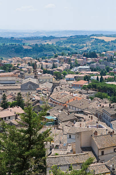 istock Panoramic view of Amelia. Umbria. Italy. 535244519