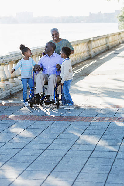 istock Children taking a walk with their grandparents 535259977