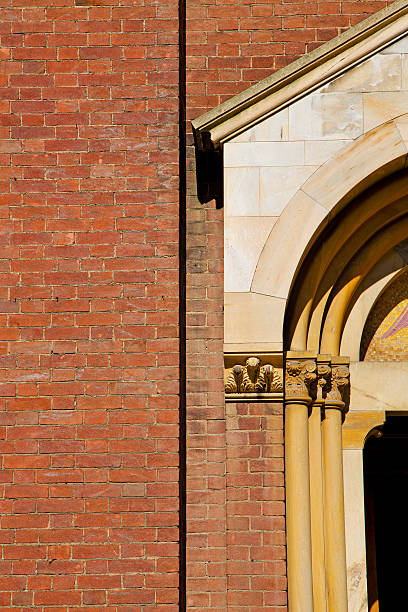 istock church door   in  gold  closed brick 535264127