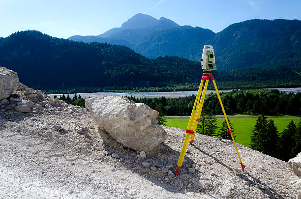 Surveying Surveying tacheometer stock pictures, royalty-free photos & images