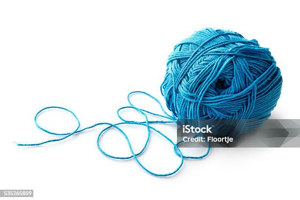 Textile Ball Of Wool Stock Photo - Download Image Now - Ball Of Wool, Cut Out, Wool