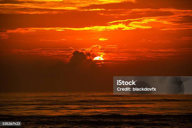 Sun Sky Clouds Sea Stock Photo - Download Image Now - 2015, Aerial View, Backgrounds