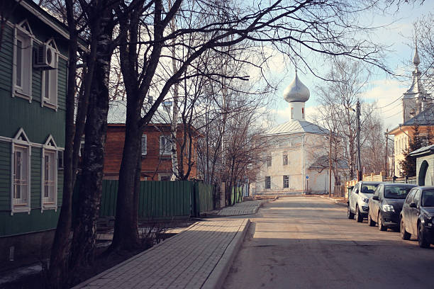 istock Orthodox Church, Spring Vologda, Russia 535267455