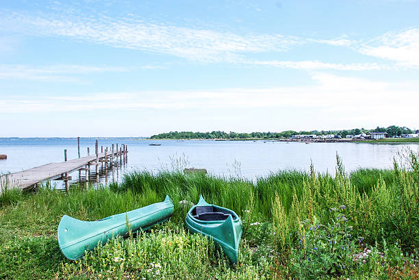 lugar calmo banheiro - sweden summer swimming lake - fotografias e filmes do acervo