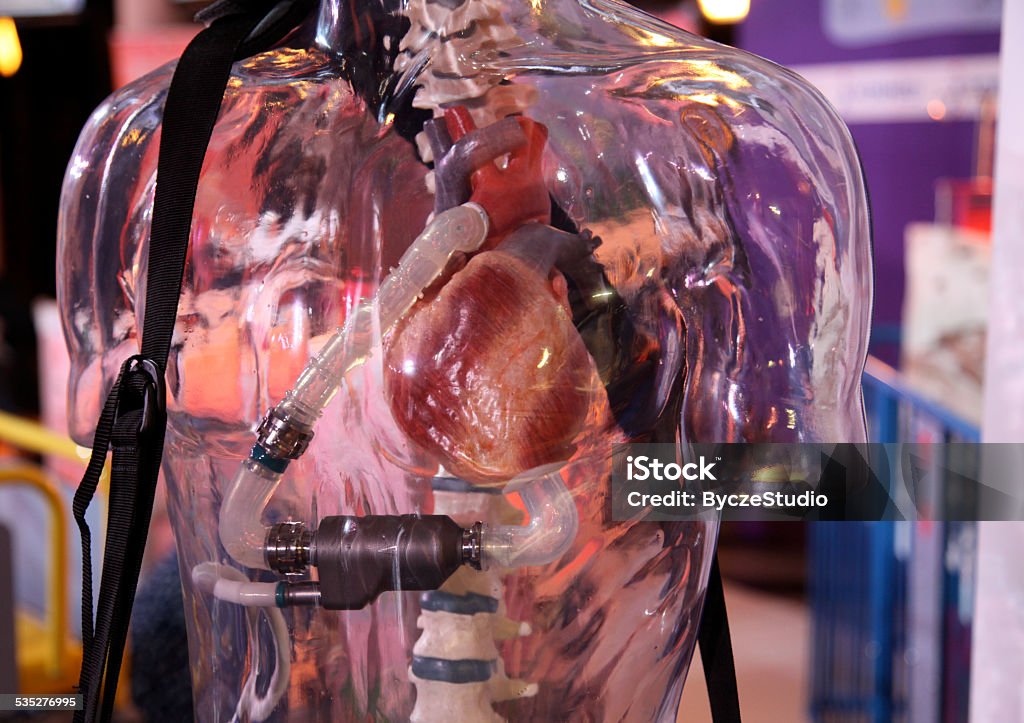 Artificial Heart Disease Attack Human Body cardio pomp heartbeat anatom - Royalty-free Yapay Kalp Stok görsel