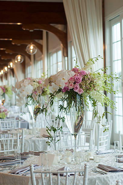 istock Wedding floral centerpiece 535277299