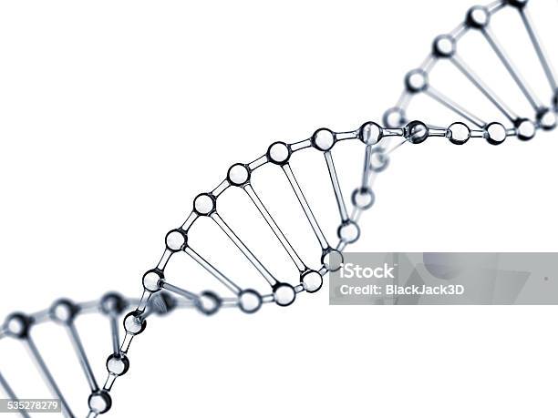 Glassy Dna Stock Photo - Download Image Now - DNA, Helix, Helix Model