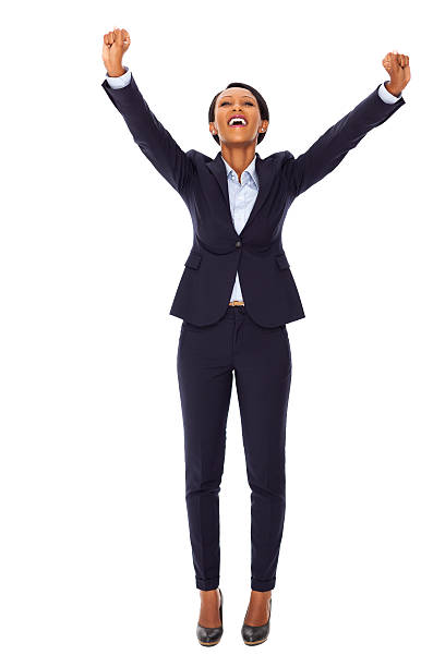 istock Business woman success. 535278285