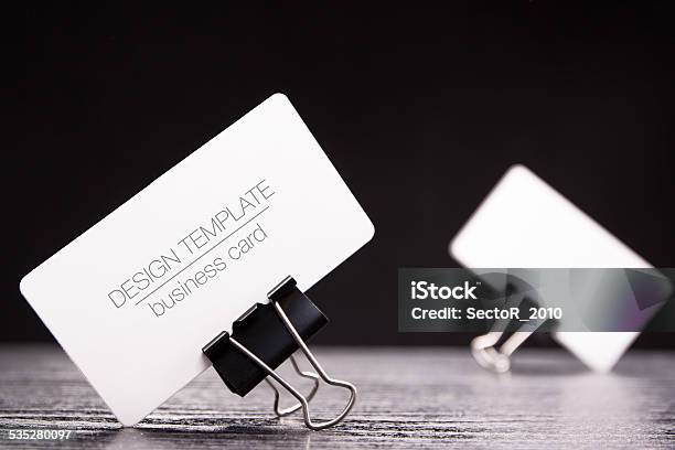 Mockup Business Template Stock Photo - Download Image Now - 2015, Badge, Black Color