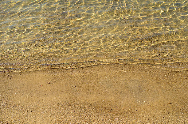 istock Golden sand and sea surface 535280233